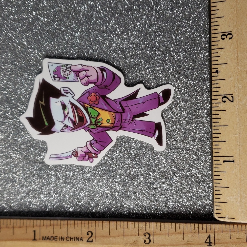 DC COMICS Batman Joker Waterproof Sticker - Picture 2 of 8